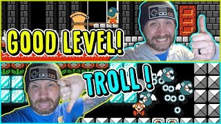 5 Good Mario Maker Levels but 1 is a Troll!
