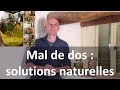 Mal de dos : comment le soulager ?