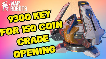 War robots 8.0.1 Update 9300 coin opening for 150key crade #warrobots #warrobot #opening8.0.1