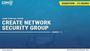 Azure Networking | How to Create Network Security Groups | Associates with VM & Subnets