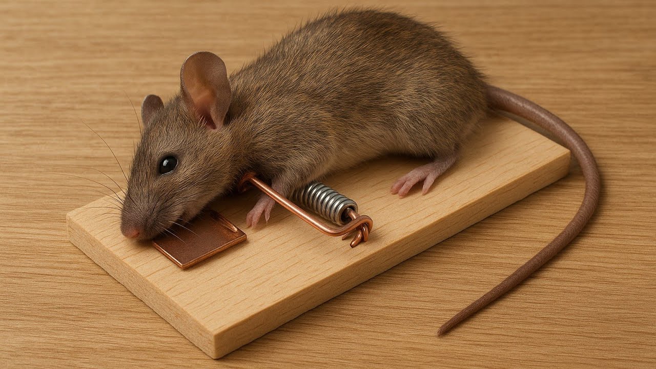 चूहा फँसा लाइव वीडियो | Rat Trap Desi Style