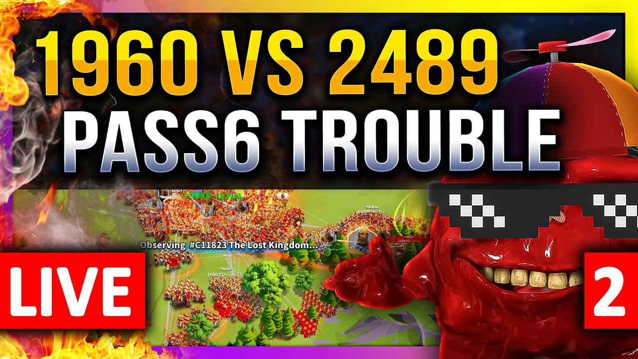1960 vs 2489 Pass6 Trouble 🔥🔥🔥 LIVE! 🔴 #C11823 - YouTube