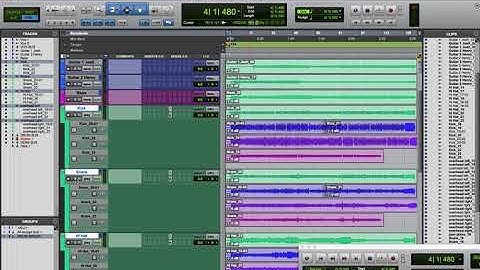 Using Mix Edit Groups to create composite tracks in Pro Tools