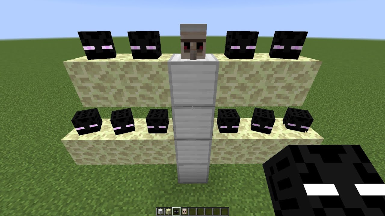 what if you create a MIX GOLEM ENDERMAN in MINECRAFT - YouTube