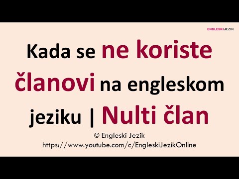 Video: Kada koristimo slično u rečenici?