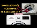 Çamaşır Makinesi Sıkma Yapmıyor ve Su Boşaltmıyor!! Bosch Serie 6 E36 / E18 Hatası Kapak Açılmıyor