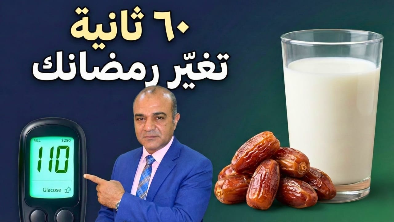 التمر بالحليب لمريض السكري: الشروط الآمنة لتناوله بدون رفع سكر الدم