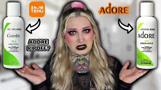 TEMU VERSION OF ADORE HAIR DYE?!