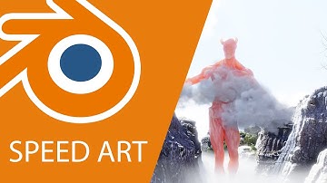 Speed art in a blender without modeling anything (Blender Time-lapse)