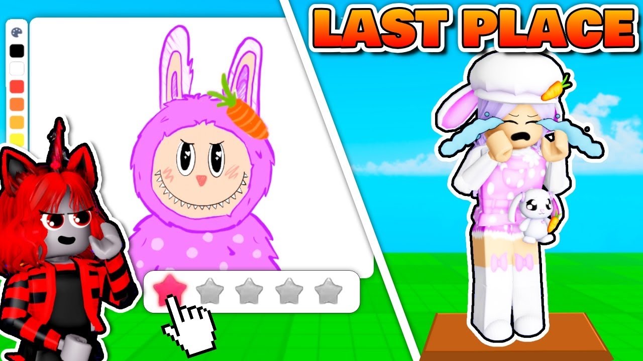 I SECRETLY Gave Her 1 STAR in Roblox Draw Me..
