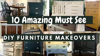 10 Amazing Furniture Makeovers | DIY Furniture Flips | Beautiful Furniture Makeovers