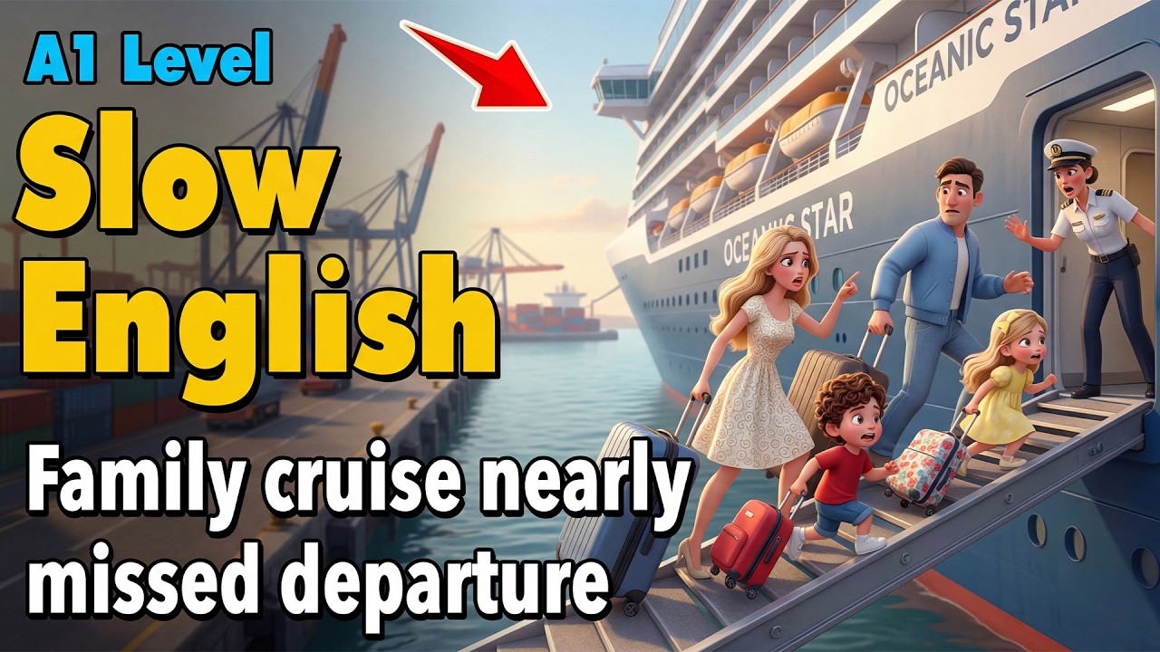 My Family's Cruise Trip Turned Chaotic | Easy English Listening Story for Beginners (A2 Level)