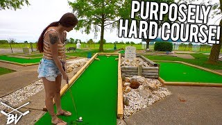 Good Luck Getting a Mini Golf Hole in One at this Mini Golf Course!