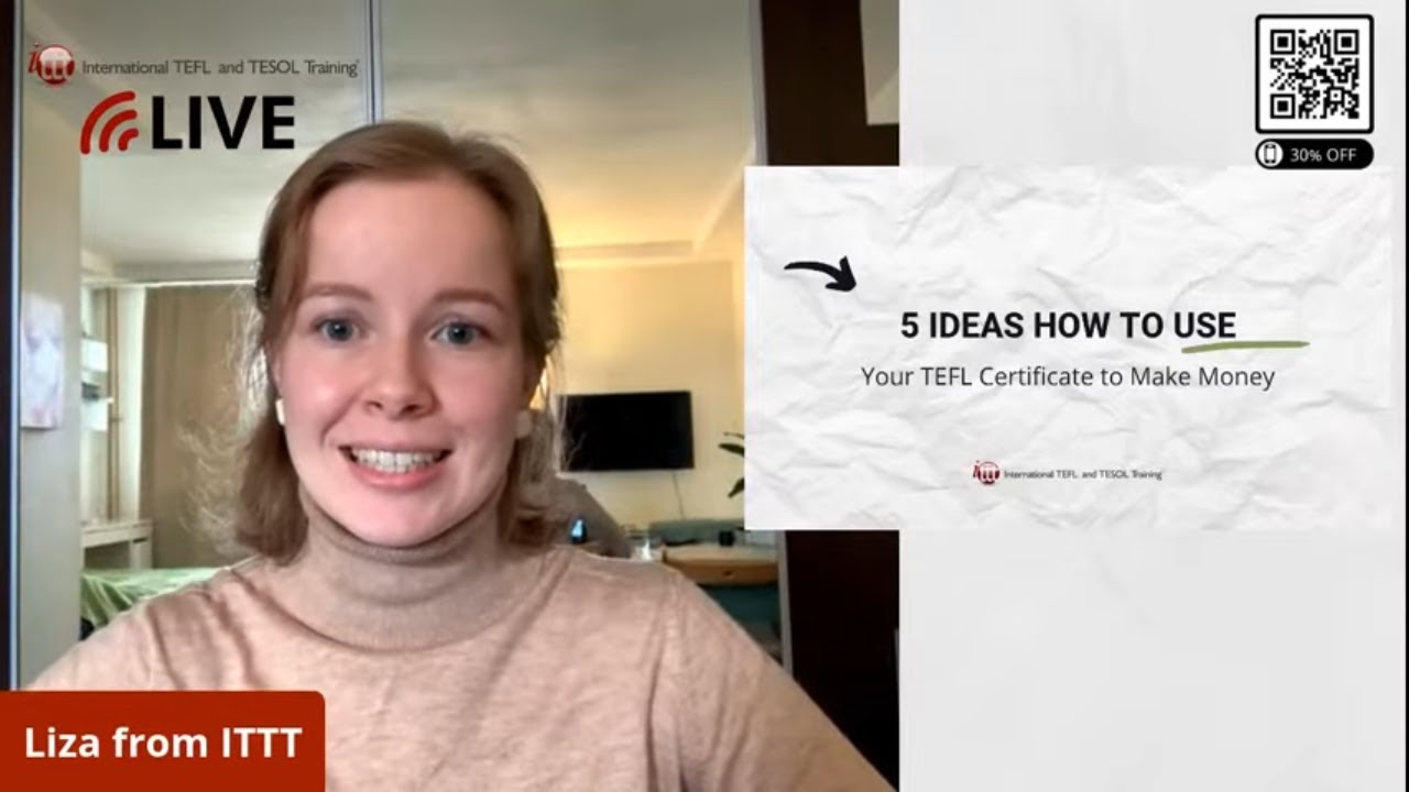 5 Ideas How You Can Use Your TEFL Certificate to Make Money - YouTube