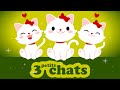 Trois petits chats 😺 Petites comptines pour bébé avec paroles