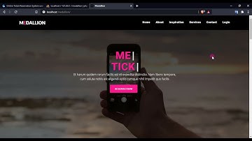 Online Ticket Reservation System using PHP DEMO