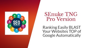 SEnuke TNG Pro Version  Ranking Easily BLAST Your Websites TOP of Google Automatically