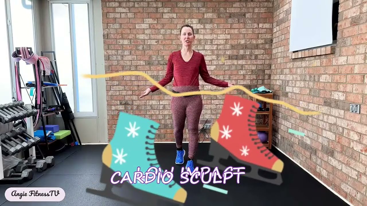 Low IMPACT HOLIDAY Party! Joint Friendly Cardio Sculpt Fusion BAREFOOT Style!!