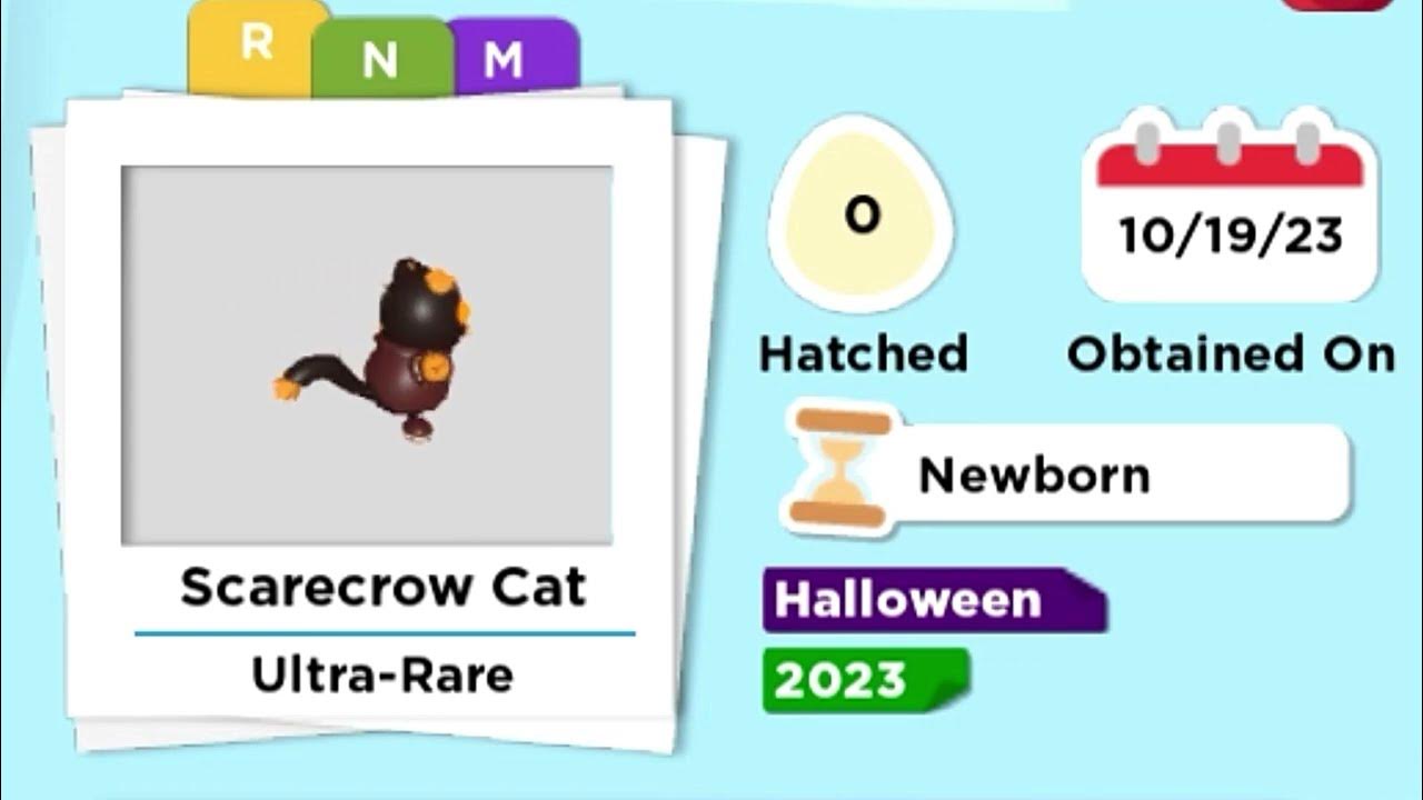 Scarecrow Cat Neon & Mega Neon in Adopt me - YouTube