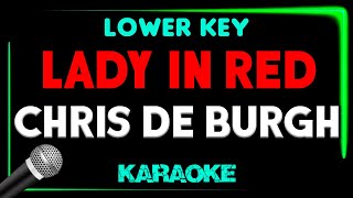 Chris de Burgh - Lady in Red - KARAOKE LOWER KEY