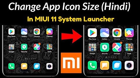 How To Change Icon Size In MIUI 11 | Icon Ka Size Kaise Badhaye | Icon Size Kaise Kam Kare
