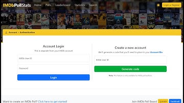 IMDb Poll Stats - How to Register