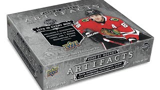 Huge redemption pull Opening 2020-21 Upperdeck artifacts hobby hockey card box