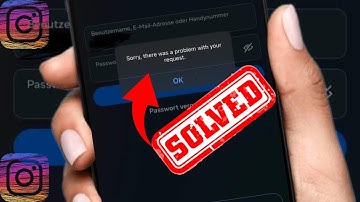 How to fix instagram login error sorry there was a problem with your request 2024 | iPhone | Android