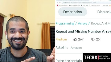 Interview Bit Repeat and Missing Numbers | JavaScript | 4.0 | Part 1 (Mathematical approach)