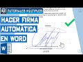 Como Hacer Una Firma Digital Automática En Word