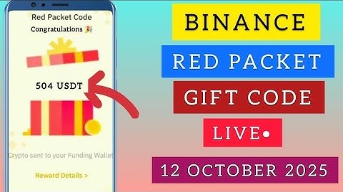 Binance Red Packet code Today 12Oct || red packet code in binance today 2025#binance