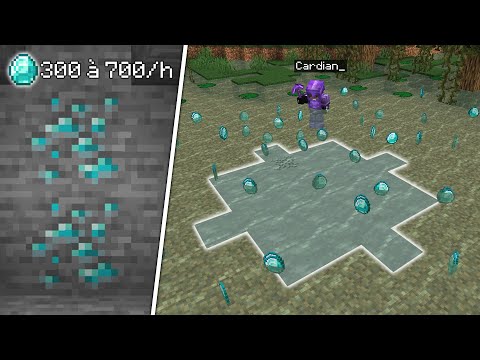 Obtenir jusqu&rsquo;à 700 DIAMANTS par HEURE sur Minecraft 1.17 (La technique est totalement abusée...)