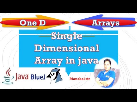 Array in java | Single dimensional Array | ICSE class 10 computer - YouTube