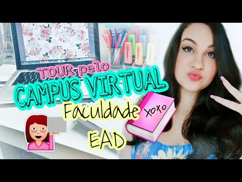 Tour pelo CAMPUS VIRTUAL Faculdade a distância + Como usar o portal do aluno UNICID | Meninice Aguda