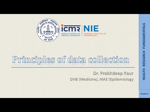 Principles of data collection