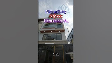🏡 Nhà 1 Trệt 1 Lửng 3 Lầu – Mới Xây Rất Đẹp –  Gần Chợ Bình Long – Hẻm Xe Tải Tới Nhà –Sổ Hồng Riêng