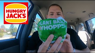 Hungry Jacks Plant Based Angry Whopper Taste Test #hungryjacks #foodie #review #fastfood #viralvideo