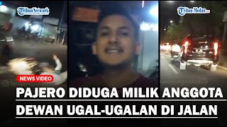 Viral Mobil Pajero Diduga Milik Anggota Dewan Ugal-ugalan di Jalan Hingga Tabrak Pengendara Motor