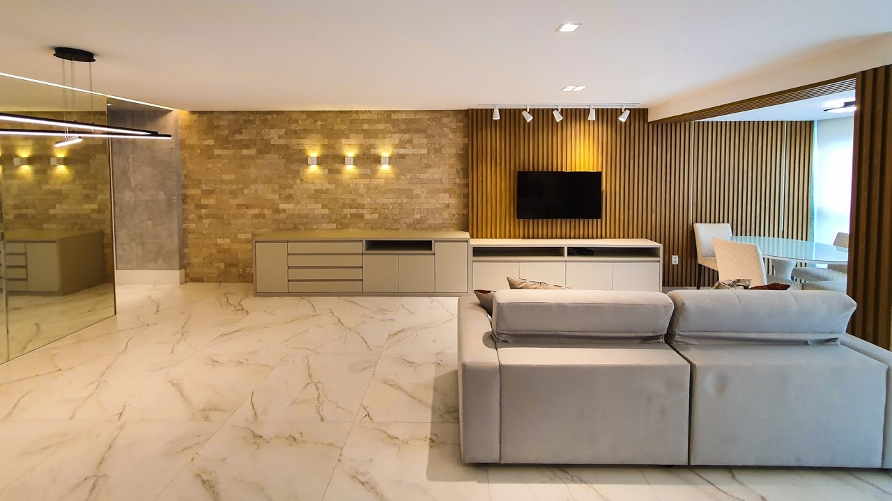 Apartamento no Brisa Marina, VISTA MAR, clean e moderno, perfeito para morar perto da PRAIA 