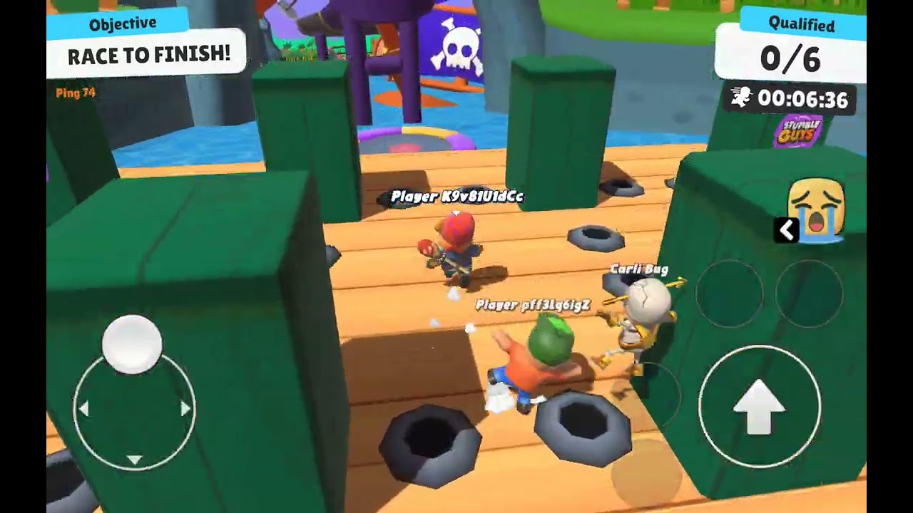 Drawer and Gamer play stumble guys 3 #stumbleguys