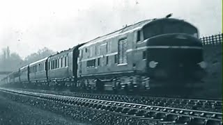 Vintage railway film  Mainline diesel  LMS 10000  1948