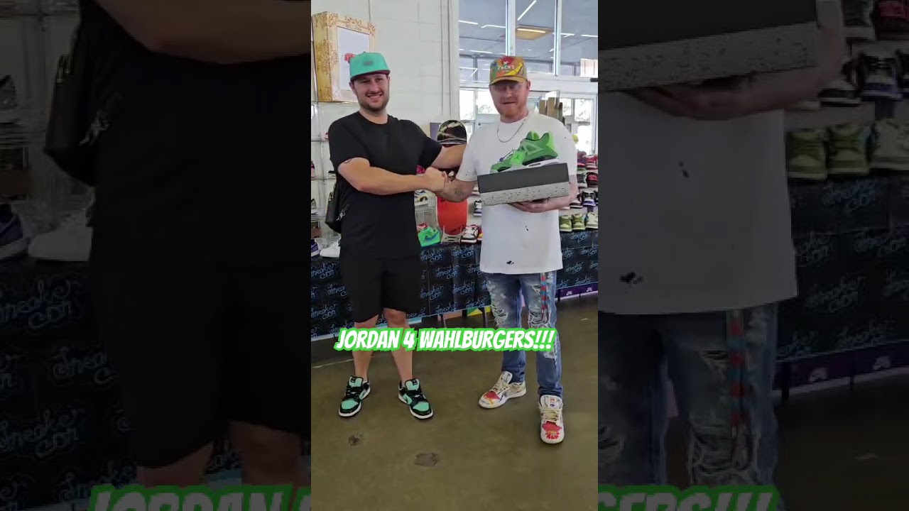 Picked up a grail at Sneaker Con, the Jordan 4 Wahlburgers!!!