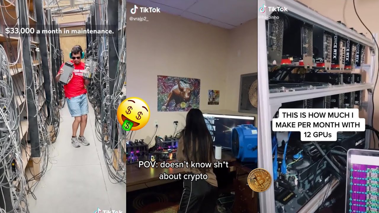 TikTok Compilation Crypto Mining 2022
