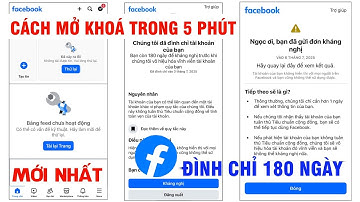 Cách Lấy Lại Facebook Bị Khoá 180 Ngày | Mở Khóa FB Đình Chỉ 180 Ngày Mới Nhất