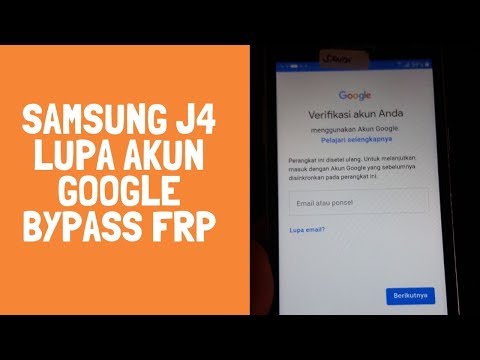 Bypass Akun Google Samsung J4 Tanpa PC, modal WIFI doank