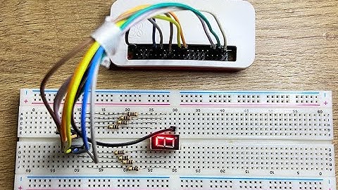 Demonstração do driver de um display de 7 segmentos para Linux Embarcado