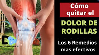 Cómo Quitar El Dolor De RODILLAS y Articulaciones | Esto elimina Artritis , artrosis y gota