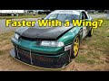 Wing vs No Wing - Can a cheap aero kit produce downforce?