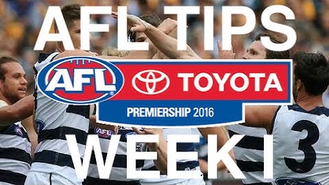 AFL - Finals - Week 1 tips