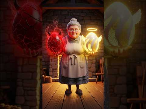 القصة الكاملة لبيضة الملاك وبيضة الشيطان مع الجدة